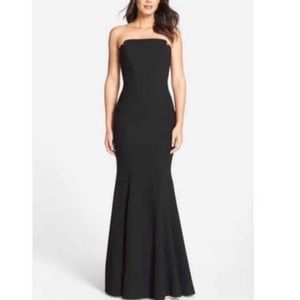 Jill Stuart Black Strapless Dress